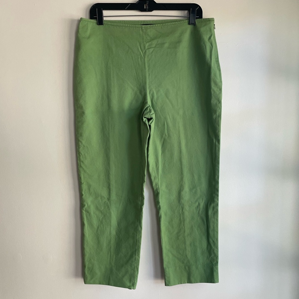 Talbots Flat Front Cropped Pants - image 1